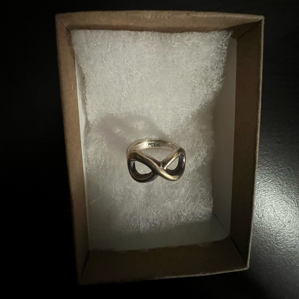 STERLING SILVER 950 INFINITY RING